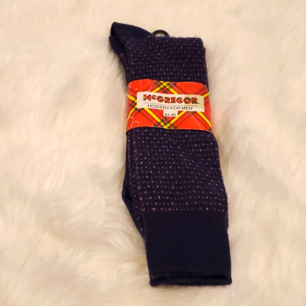Vintage 1980s McGregor Hosiery for men socks New  Fits 10-13